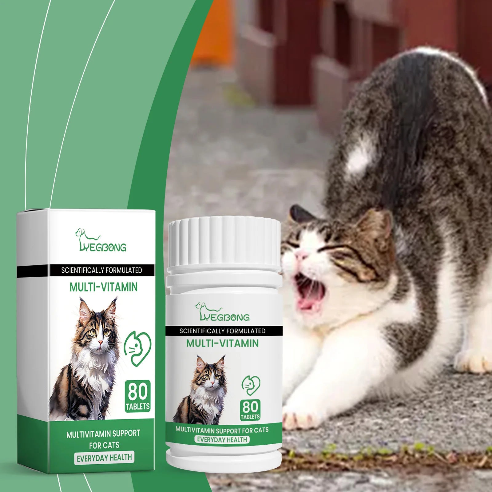 Pet Multivitamin & Mineral Supplement Tablets - Immunity & Health
