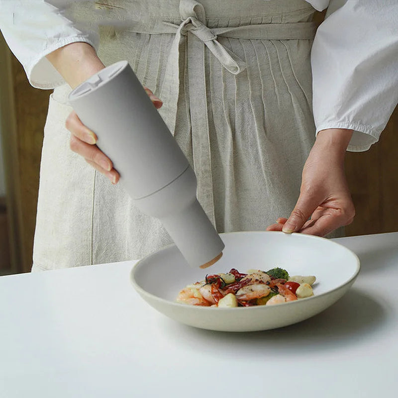Electric Salt & Pepper Grinder Set – USB Rechargeable