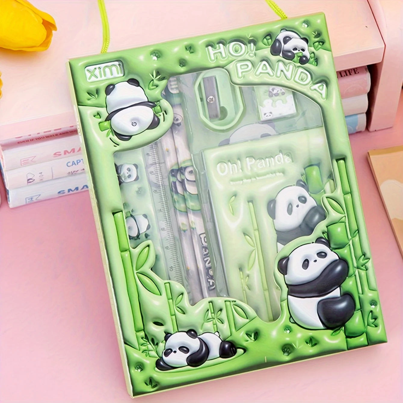 6-Piece 3D Gift Stationery & Pencil Set
