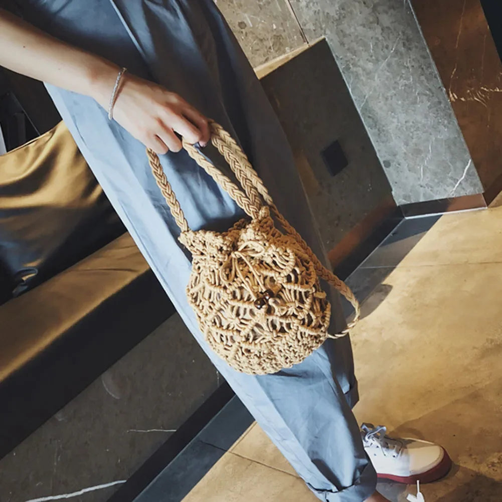 Handmade Women's Bucket Bag – Shoulder & Crossbody