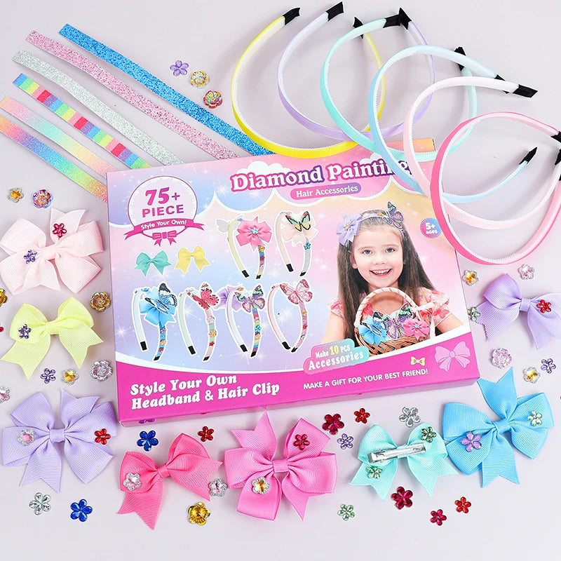 Girls Headband Making Kit – DIY Arts & Crafts Set