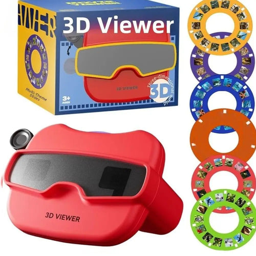 6-Reel 3D Stereoscopic Viewer – Educational Kids Toy