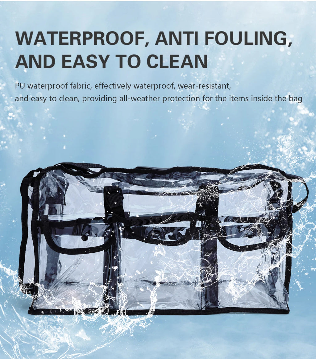 Transparent Waterproof Storage Bag – Airtight Organiser for Home & Travel