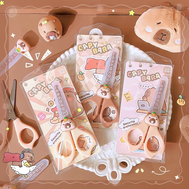 Capybara Mini Craft Scissors for Kids