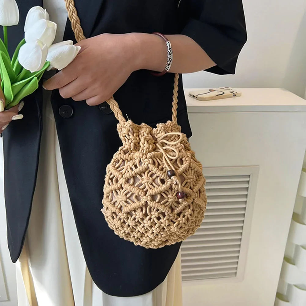 Handmade Women's Bucket Bag – Shoulder & Crossbody