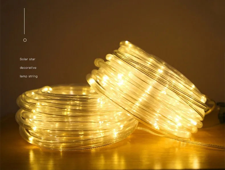 Waterproof Outdoor Solar LED String Lights