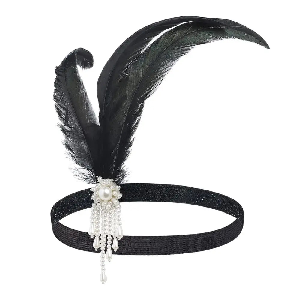Black Diamond Masquerade Hair Band