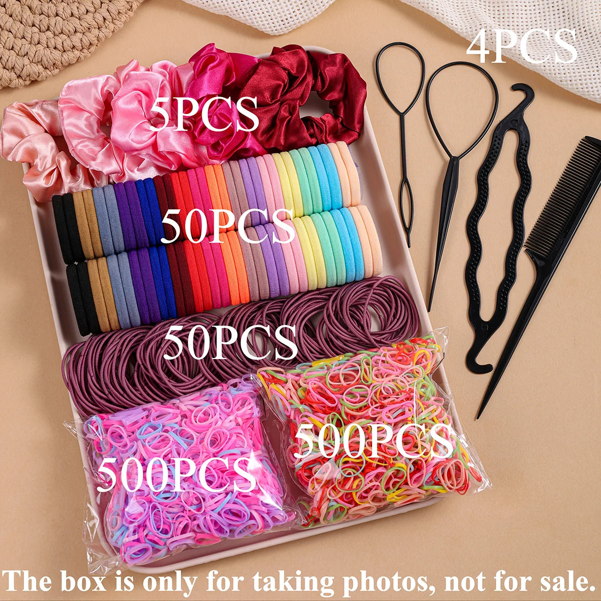 Hair Accessories Set (1109 pcs)