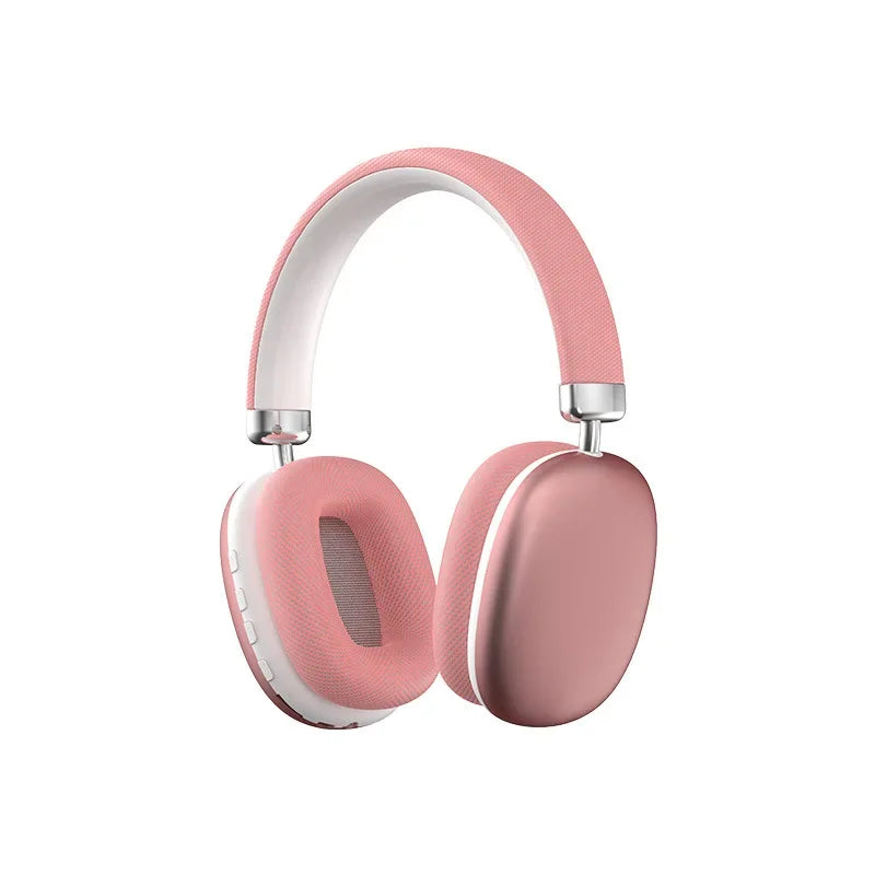 Wireless Bluetooth Stereo Headphones with Deep Bass & Noise-Cancelling Mic