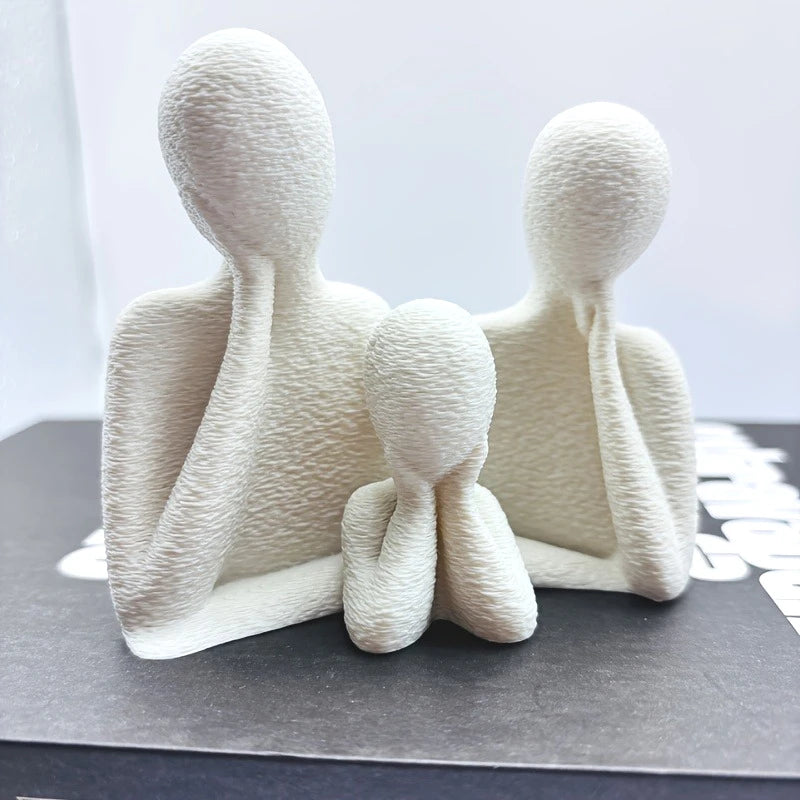 Abstract Minimalist 3D Cozy Art Ornament