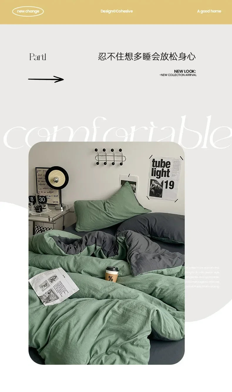 Duvet Cover with pillowcases and sheet
