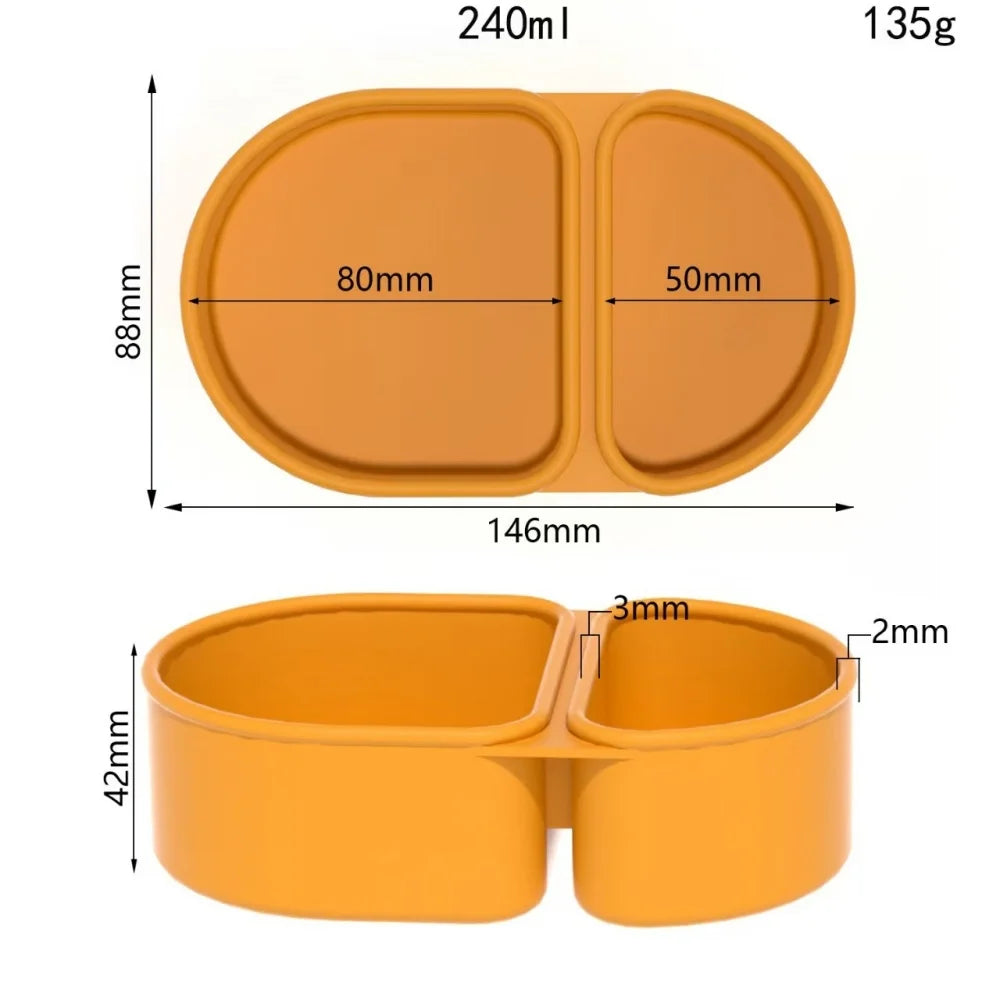 Silicone Snack Containers with Lids