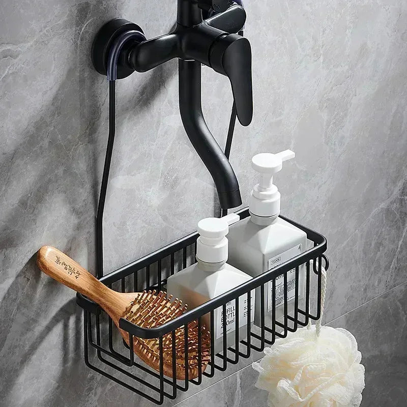 Shower Storage Basket – Wall-Mounted Bathroom Organiser