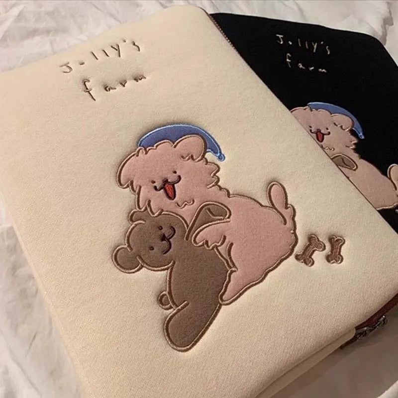 Cute Laptop Sleeve For, MacBook Air Pro 13.3, 13.6, 14, 15, 16, Xiaomi, Huawei, Dell, Asus, HP, Lenovo - 15.6 Inch