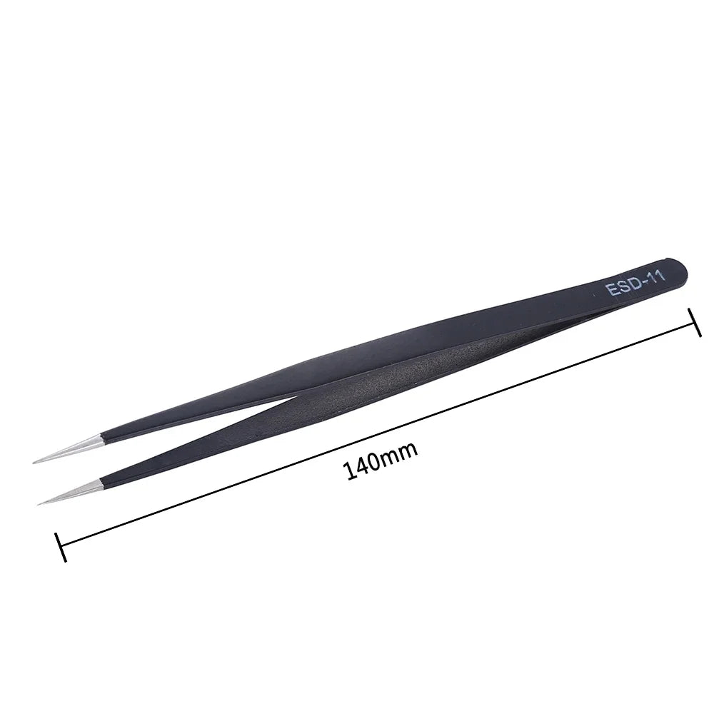 ESD Anti-Static Tweezers Set – 6 Piece