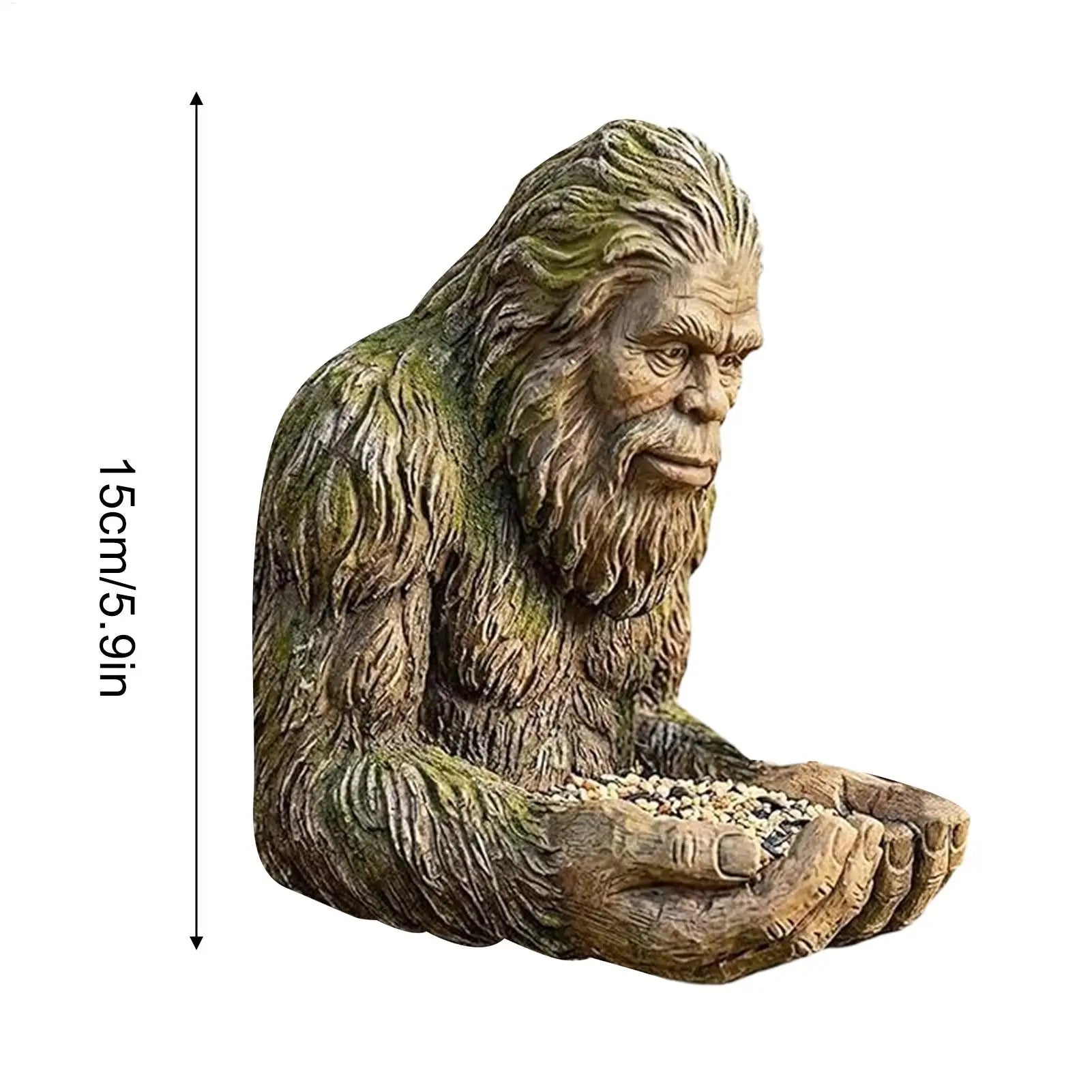 Bigfoot Garden Sculpture & Wild Bird Feeding Station