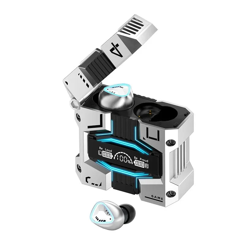 Wireless Bluetooth 5.3 Earphones with Active Noise-Cancelling Mic