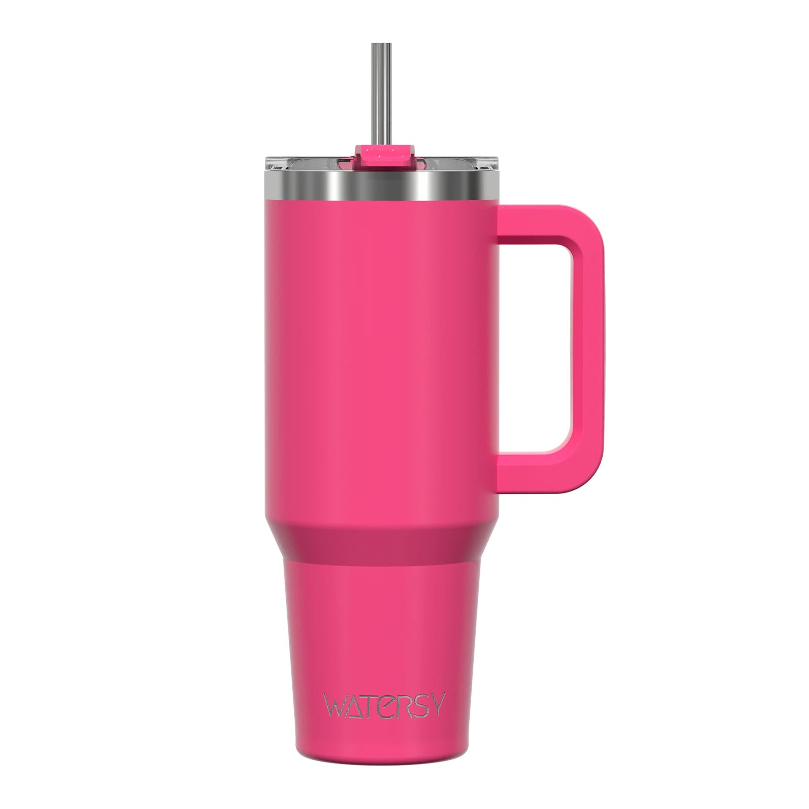 Double Wall Vacuum Insulated Stainless Steel Tumbler with Handle & Straw – 20oz, 30oz or 40oz