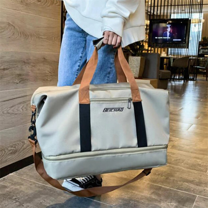 Sports Fitness Bag with Dry-Wet Separation