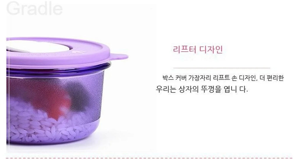 400ml Microwave-Safe Lunch Box – Compact Leakproof Meal Container