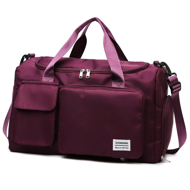 Duffle Bag with Shoe Compartment