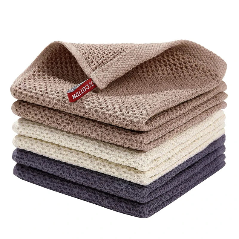 Soft Absorbent Cotton Kitchen Dishcloth
