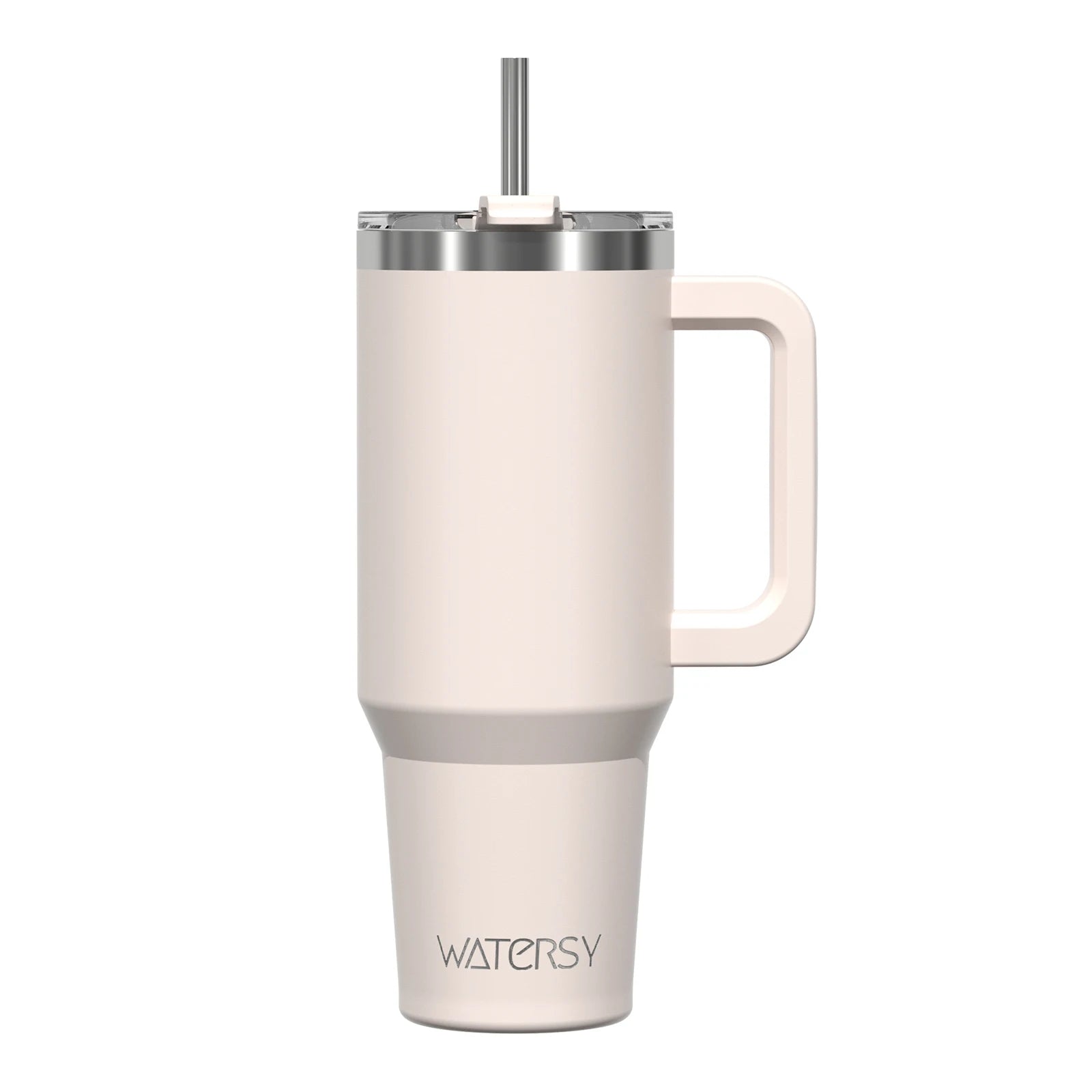 591ml Stainless Steel Insulated Tumbler with Handle & Straw