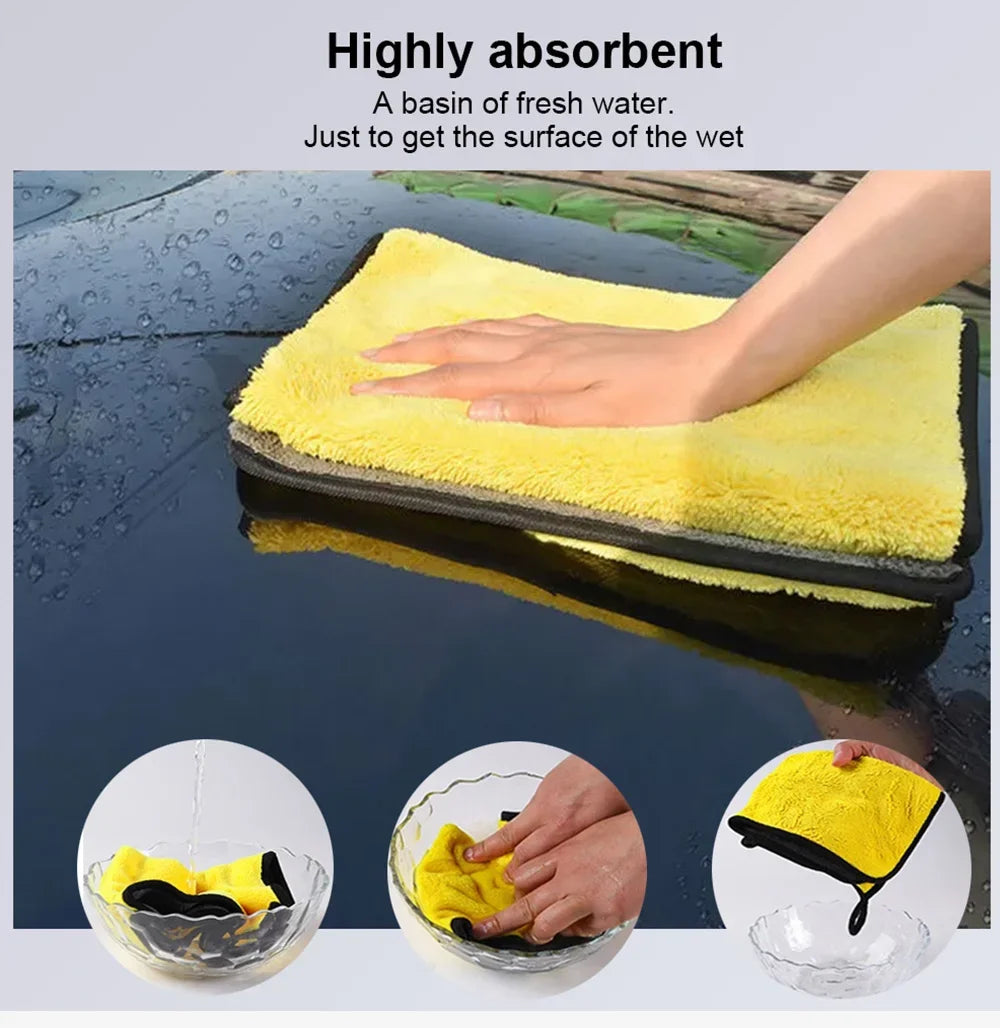 Thickened Microfiber Car Wash & Drying Cloth