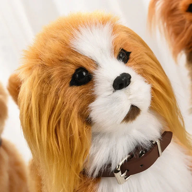 Interactive Simulation Electric Dog Toy with Voice Control & Music