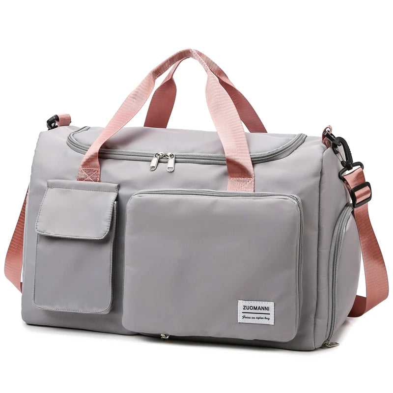Duffle Bag with Shoe Compartment