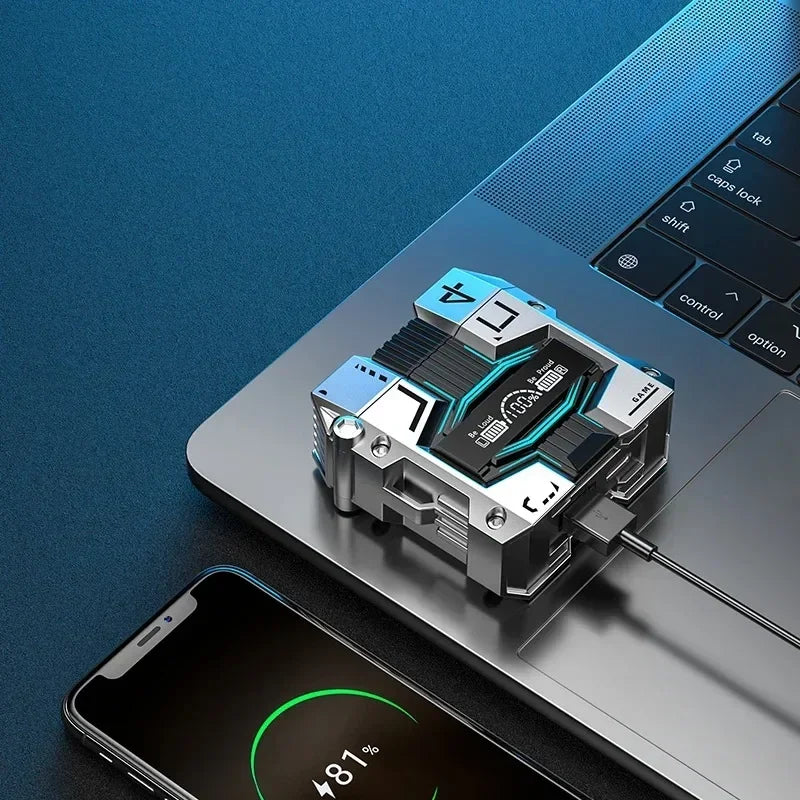 Wireless Bluetooth 5.3 Earphones with Active Noise-Cancelling Mic