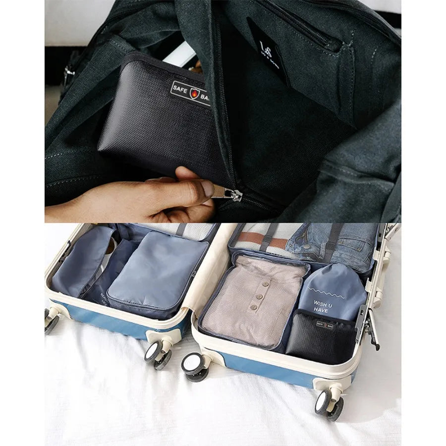 Fireproof Waterproof Document Bags - Liquid Silicone Material Heat Insulation