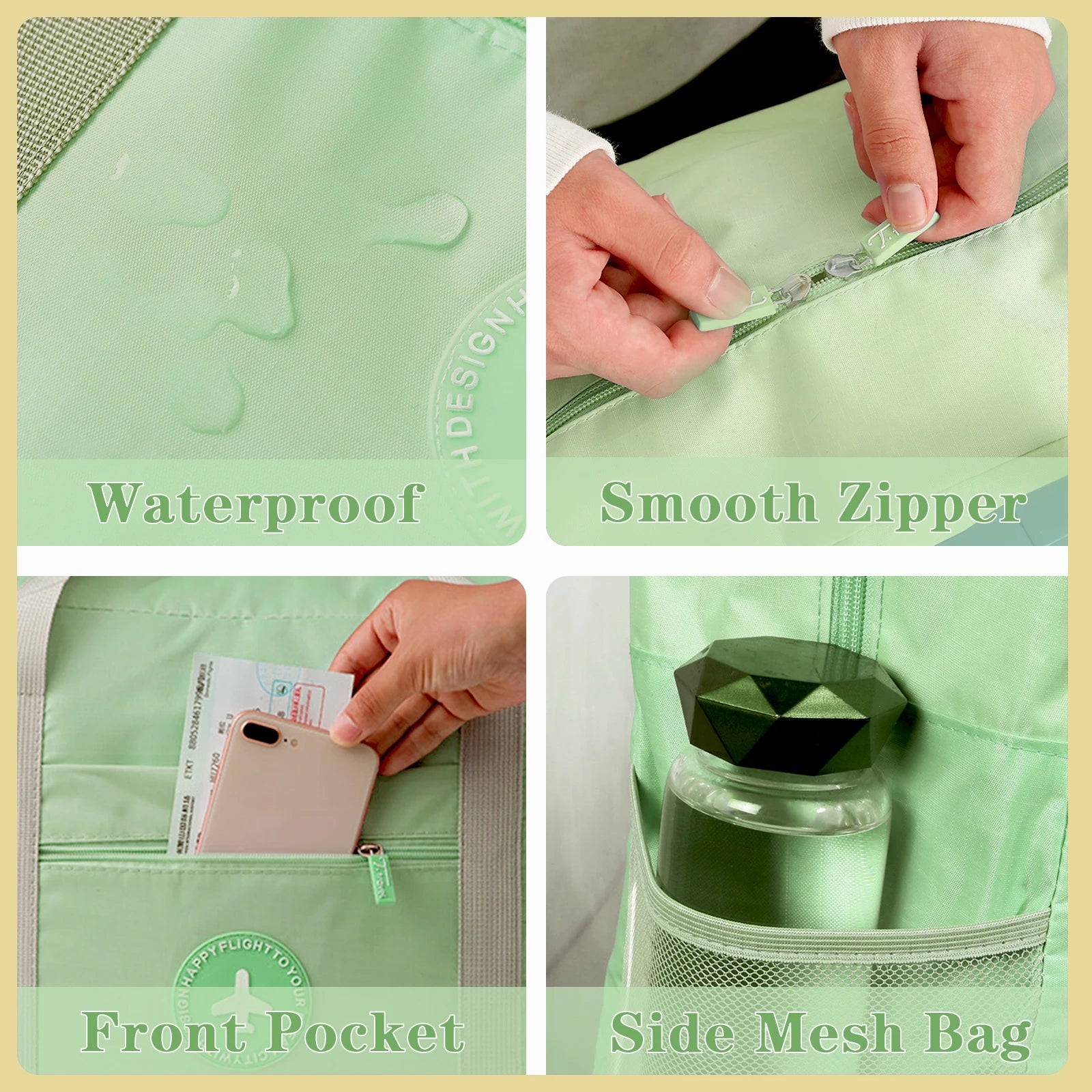 Lightweight Foldable Sports Duffle Bag