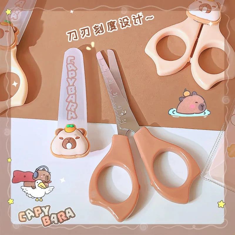 Capybara Mini Craft Scissors for Kids