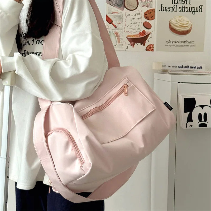 Canvas Shoulder Tote Bag