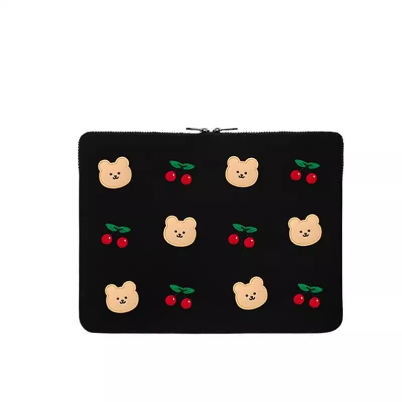 Cute Laptop Sleeve For, MacBook Air Pro 13.3, 13.6, 14, 15, 16, Xiaomi, Huawei, Dell, Asus, HP, Lenovo - 15.6 Inch