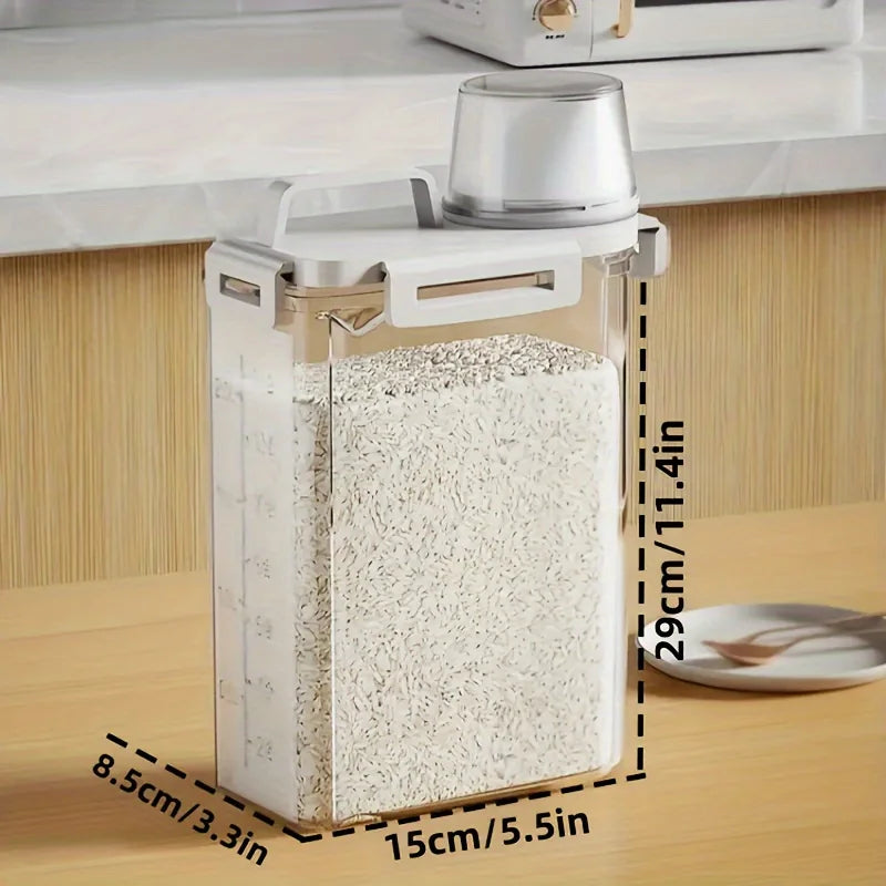 Airtight Dry Food Storage Container with Lid – BPA-Free, Pantry Organiser