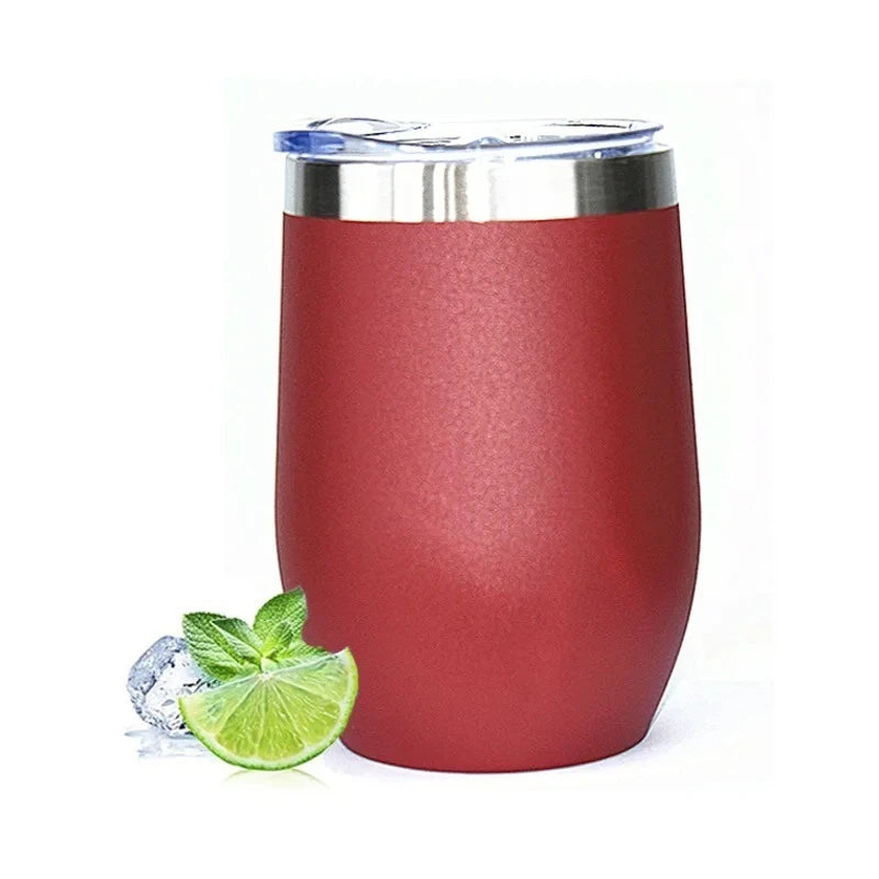 12oz Stainless Steel Insulated Wine Tumbler
