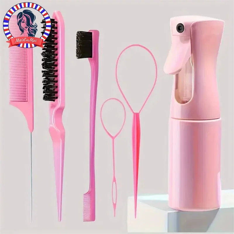Hairdressing Essentials Tool Set – 6-Piece Salon Styling Kit