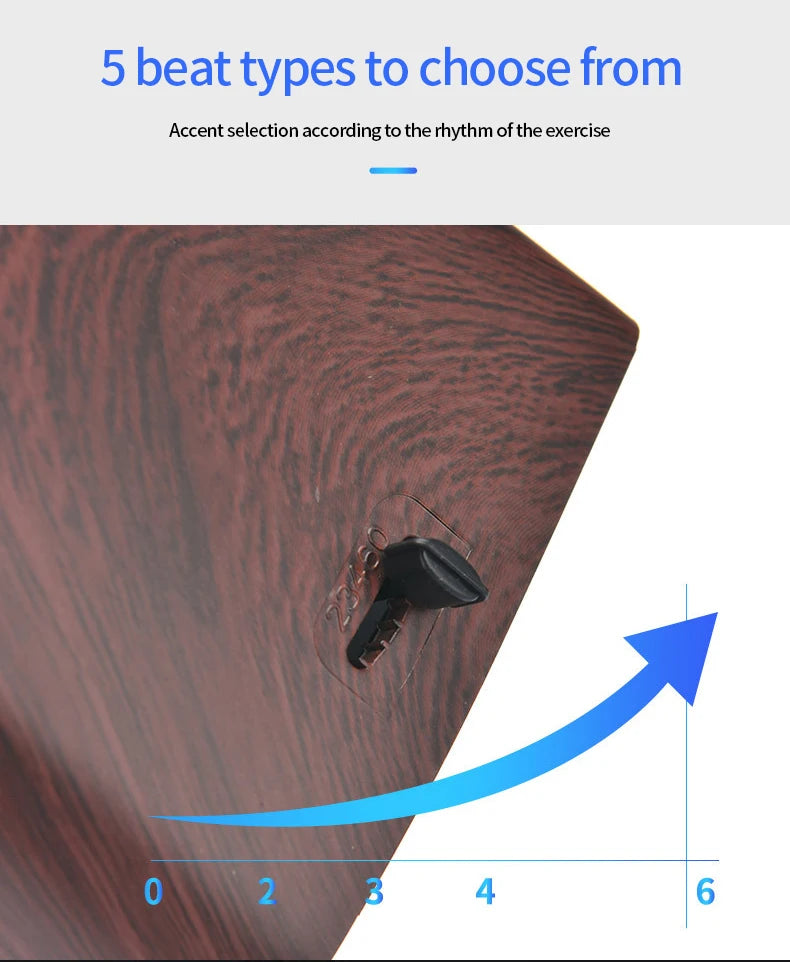 Wood Grain Mechanical Metronome