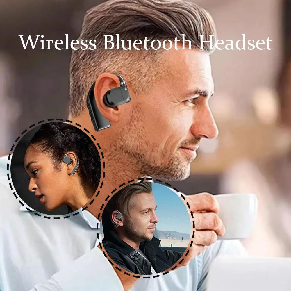 Wireless Bluetooth 5.4 Ear Hook Sport Headphones with Mic