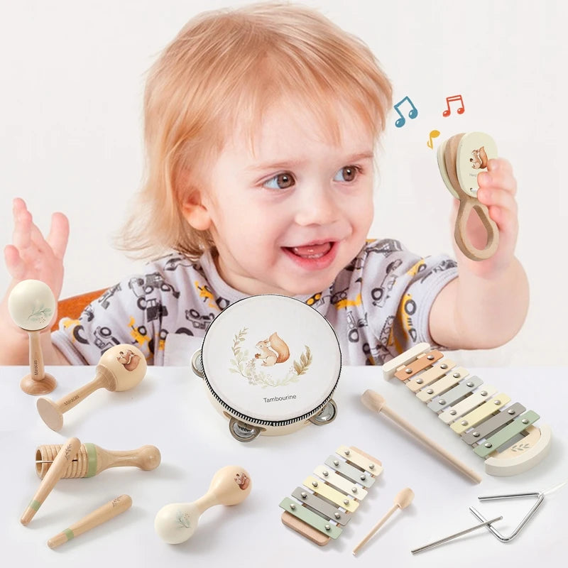 Wooden Musical Instruments - Montessori Toy - Educational Toy