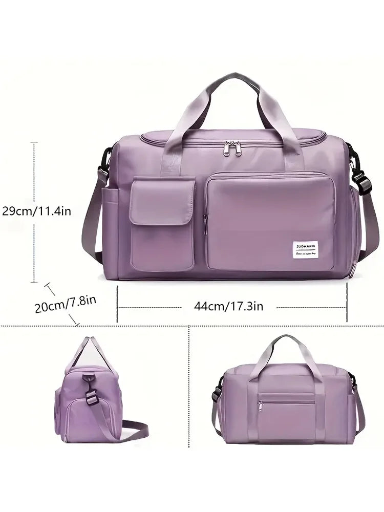 Duffle Bag with Shoe Compartment