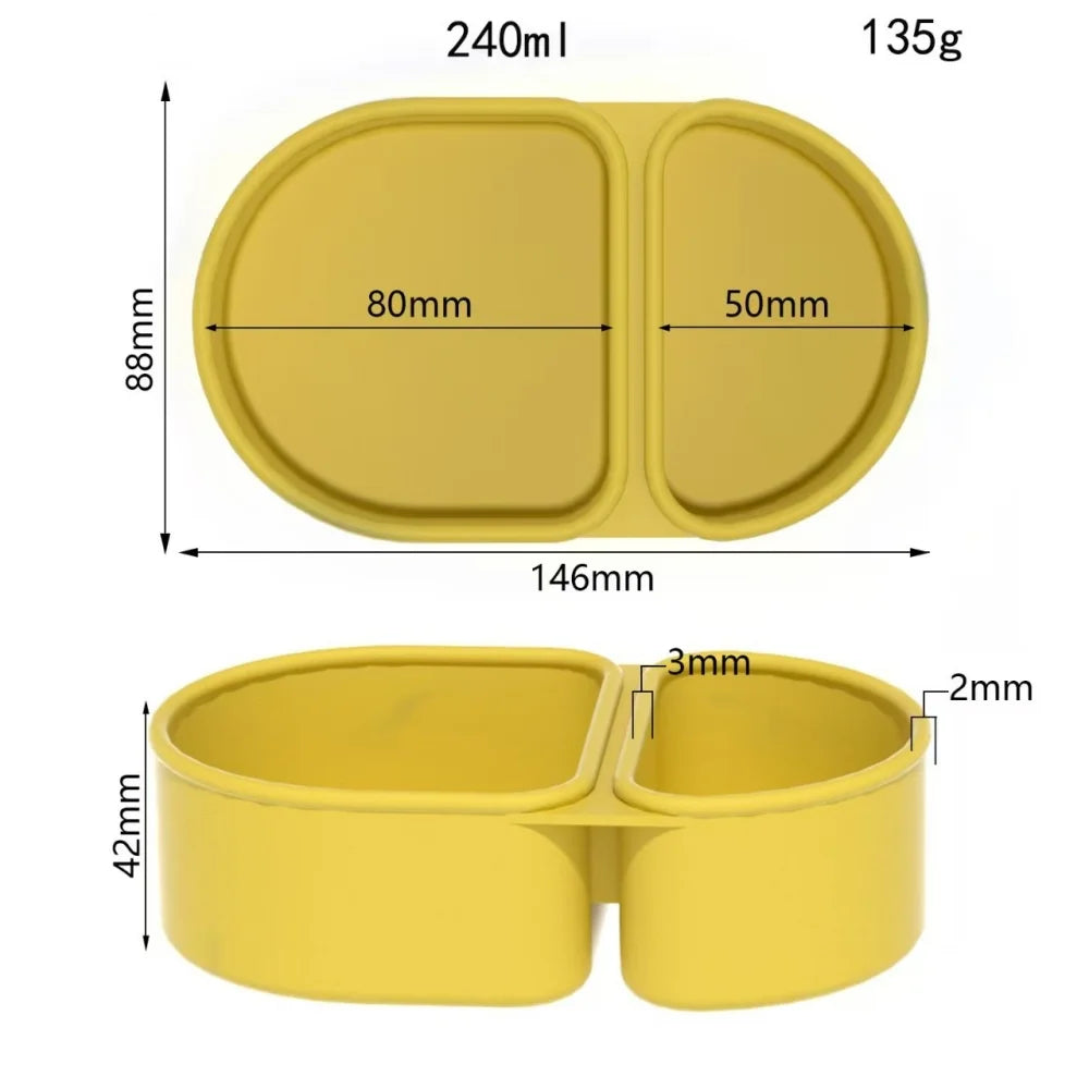 Silicone Snack Containers with Lids