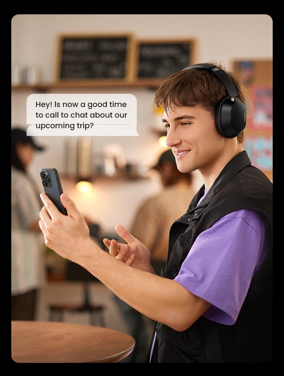 Wireless Bluetooth Over-Ear Headphones with Hybrid ANC, Hi-Res LDAC & Spatial Audio