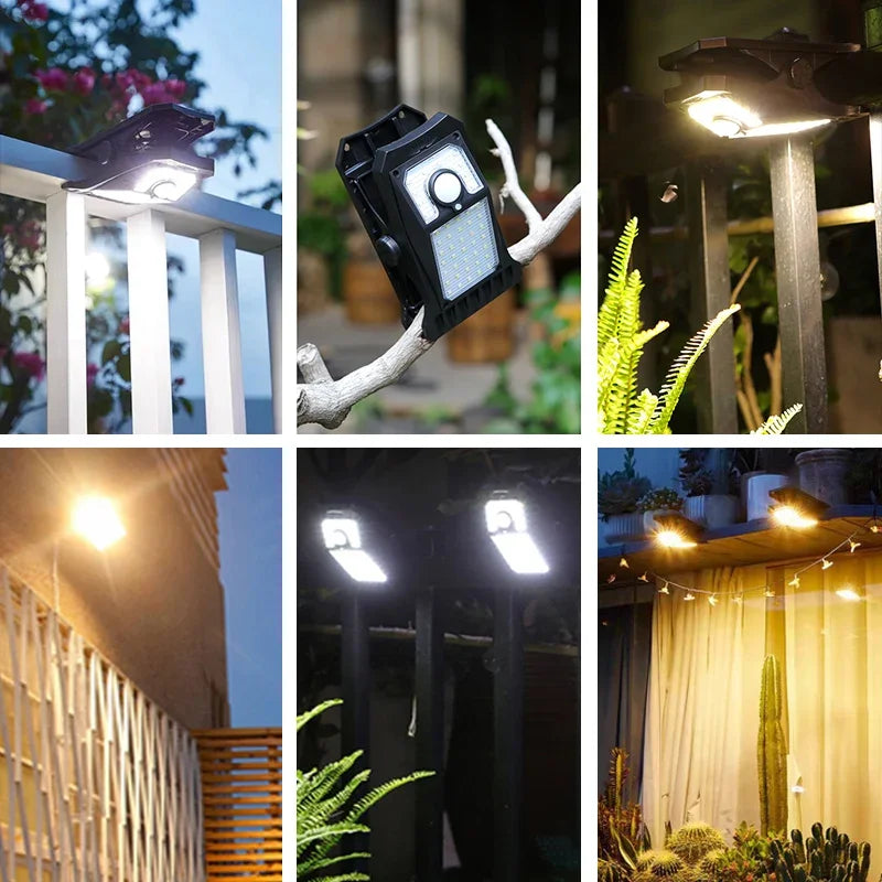 Solar Clip-On LED Outdoor Lights with Smart Sensor