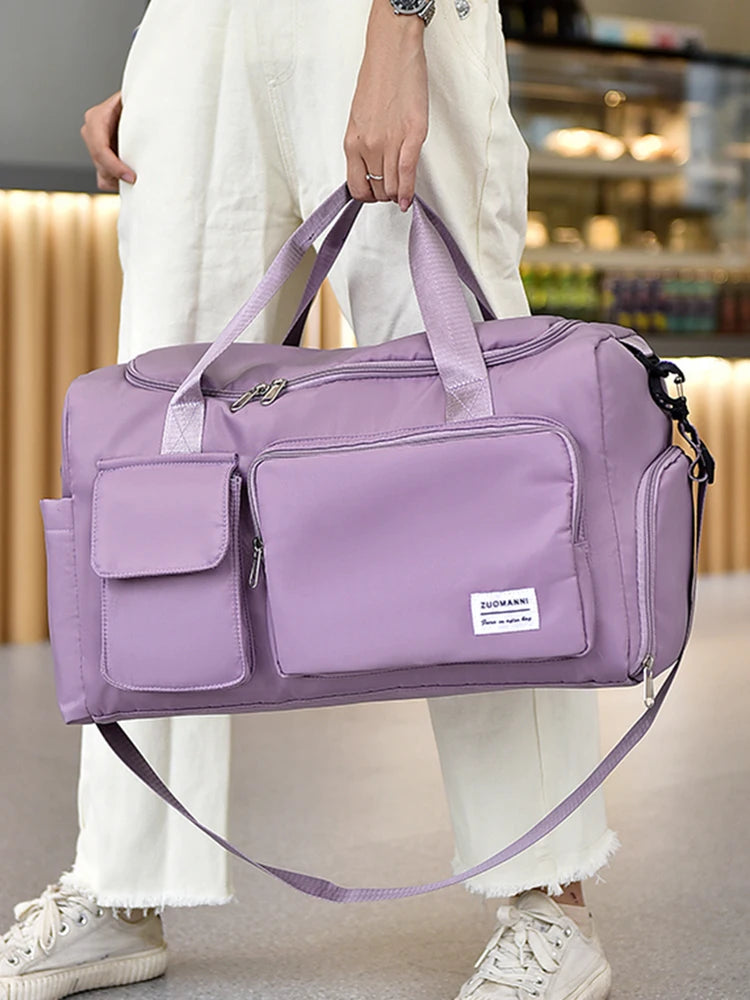 Duffle Bag with Shoe Compartment