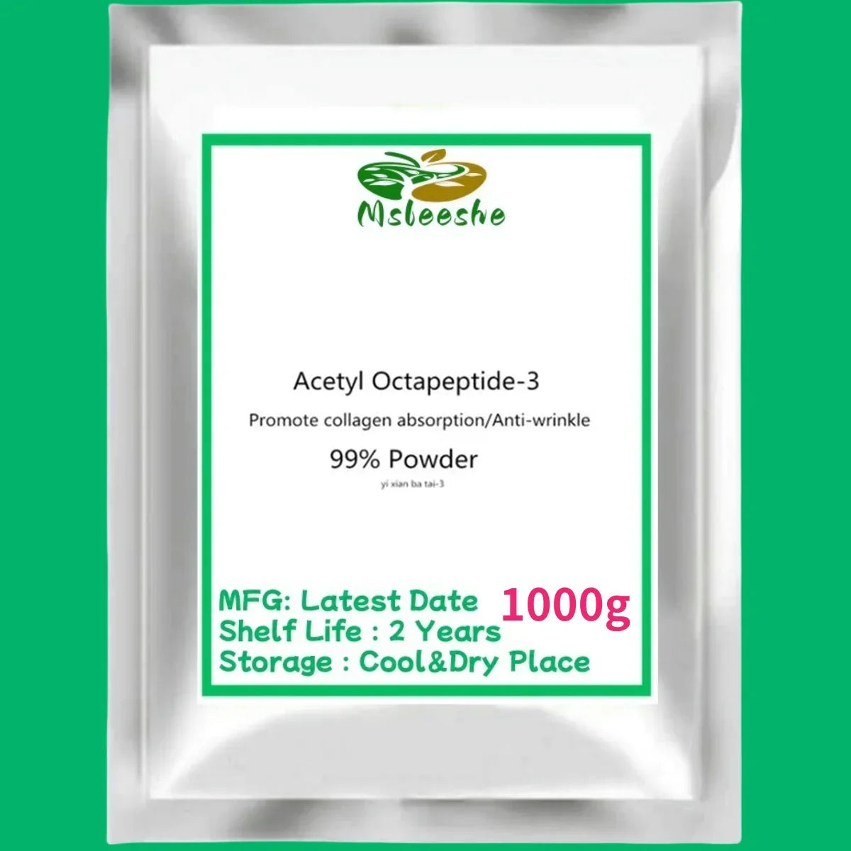 SNAP-8 Acetyl Octapeptide-3 Powder - Anti-Wrinkle & Collagen Support