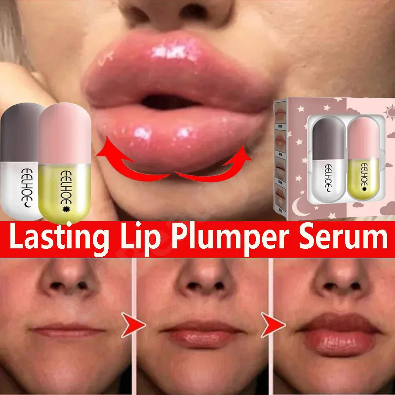 Lasting Lip Plumper Serum - Increase Lip Elasticity