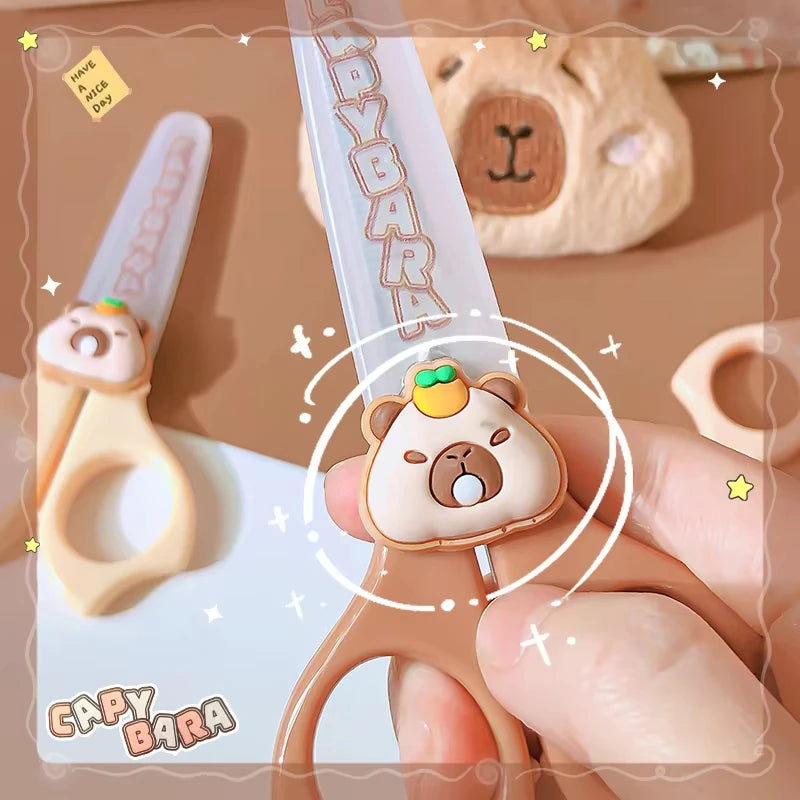 Capybara Mini Craft Scissors for Kids